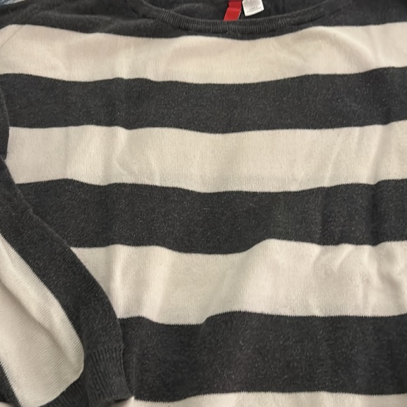 H&M Chunky Striped Sweater - Sz 6 - Picture 2 of 4